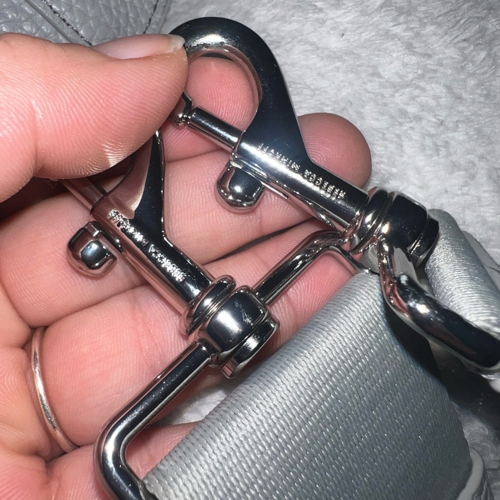 Rebecca minkoff Bree belt/sling bag, grey and black in color - Picture 7 of 8